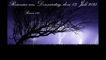 Rosenius am Donnerstag, dem 03. Juli 2025, zu Römer 1,24