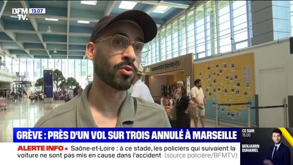 Grève des contrôleurs aériens: près d'un vol sur trois annulé à Marseille