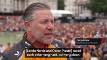 McLaren CEO expects Norris and Piastri to crash again in the future