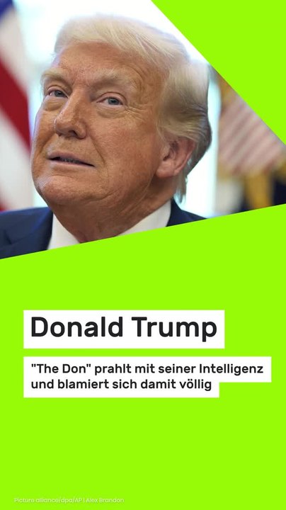 Copy of Donald Trump: 'The Don' prahlt mit seiner Intelligenz und blamiert sich damit völlig