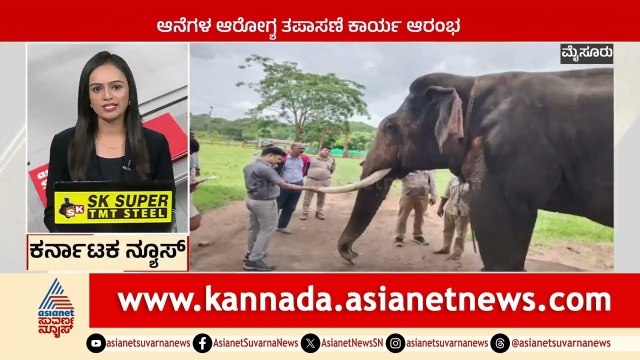 Mysuru: ಆನೆಗಳ ಆರೋಗ್ಯ ತಪಾಸಣೆ ಕಾರ್ಯ ಆರಂಭ | Karnataka News Express | Suvarna News | Kannada News