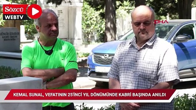 Kemal Sunal, vefatının 25'inci yıl dönümünde kabri başında anıldı