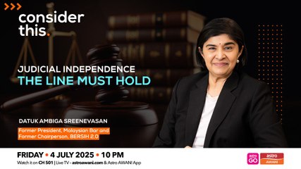 Consider This: Judicial Independence — The Line Must Hold