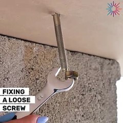 No more struggles with a loose screw