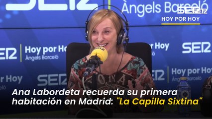 Ana Labordeta recuerda su primera habitación en Madrid, decorada con "p*llas y c*ños" gigantes
