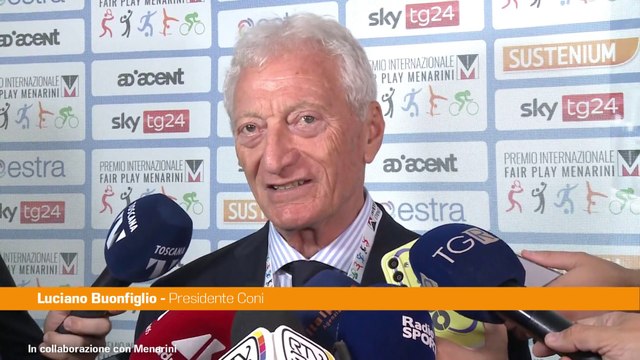 Premio Fair Play Menarini, Buonfiglio Chi fa sport esempio di valori