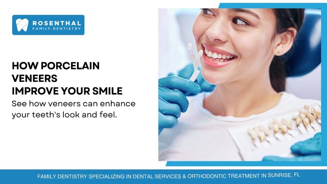 How can porcelain veneers improve my smile?