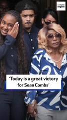 'Today is a great victory for Sean Combs'