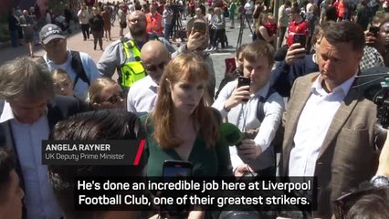 ''It's heartbreaking' - UK Deputy PM Rayner pays respects to Diogo Jota