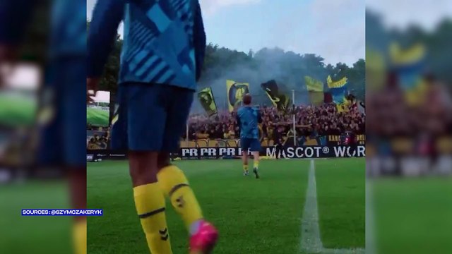 Le superbe tifo du Brøndby IF en l'hommage de Mathias Kvistgaarden