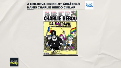 Hamisított Charlie Hebdo címlapot használnának az LMBTQ-mozgalom ellen Moldovában