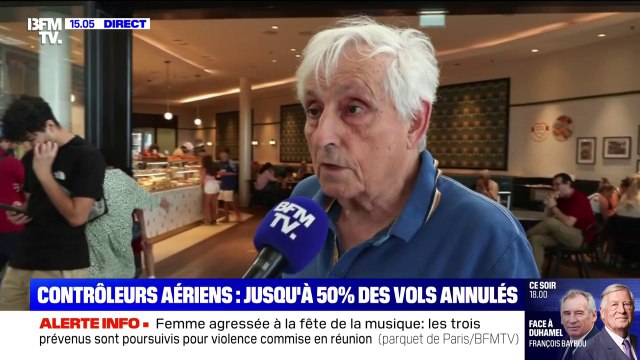 Grève des contrôleurs aériens: C'est totalement inadmissible d'être pris en otage par des personnes qui défendent leurs intérêts , s'agace un voyageur