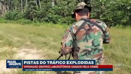 Polícia boliviana destrói pistas clandestinas e laboratórios do tráfico