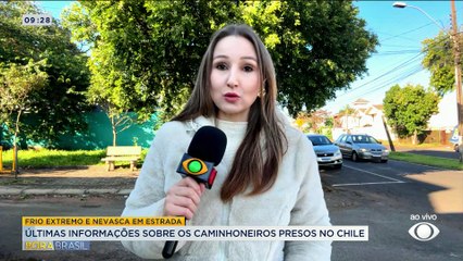 Caminhoneiros brasileiros presos em nevasca entre Chile e Argentina são resgatados