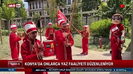 Konya'da onlarca yaz faaliyeti düzenleniyor