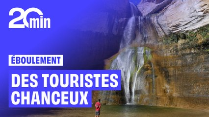 Eboulement : quand les touristes ont de la chance