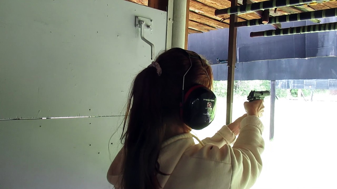 Summer 2025, Czech Republic, Most shooting range, training with cz 0.22 mm