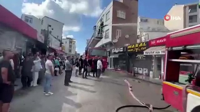 Sinop’ta bir işletmede çıkan yangın paniğe yol açtı