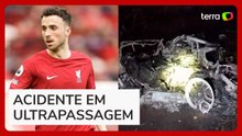 Pneu furado fez Lamborghini de Diogo Jota sair da pista e pegar fogo, diz polícia da Espanha