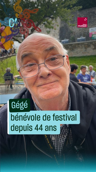 Gégé, bénévole de festival depuis 44 ans