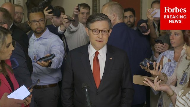 Speaker Johnson Speaks To Reporters Before Putting Big Beautiful Bill Debate To Vote