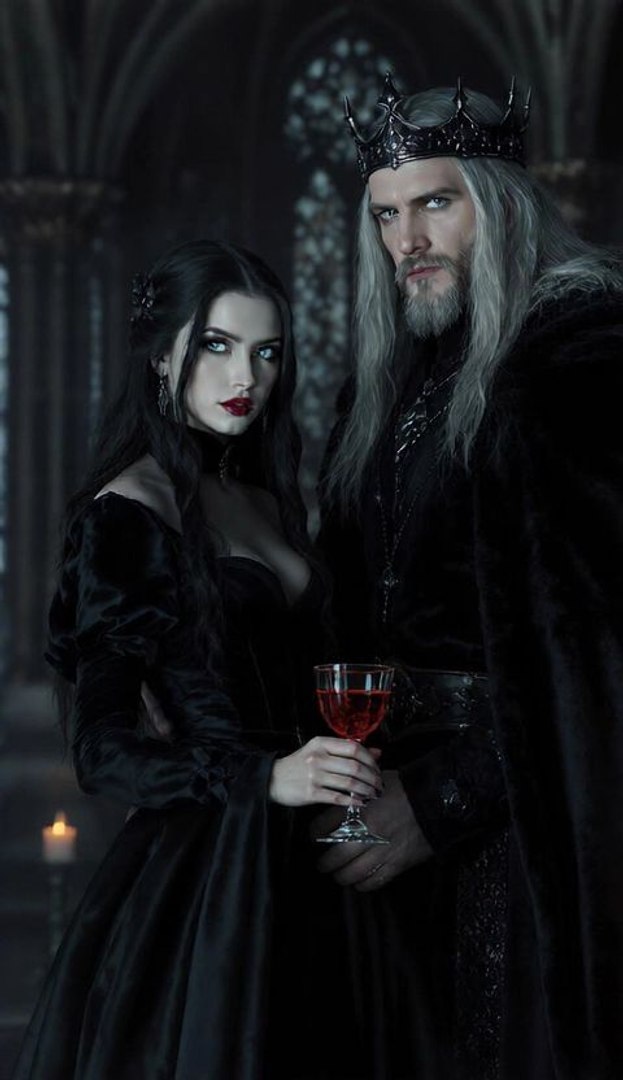 ⁣Woman's eyelids flutter, breath rises and falls gently. Man's gaze drifts to her, a slow b