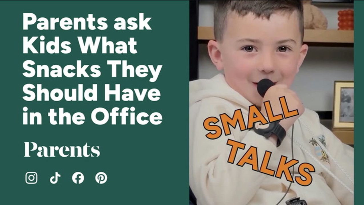 Parents Ask Their Kids "What Snacks They Should Have in the Office"
