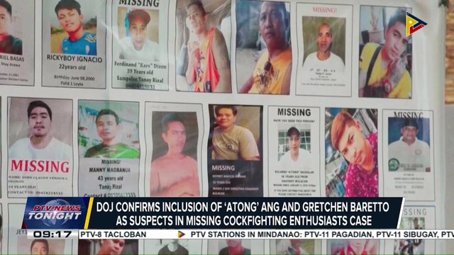 DOJ confirms inclusion of ‘Atong’ Ang and Gretchen Barretto as suspects in missing cockfighting enthusiasts case