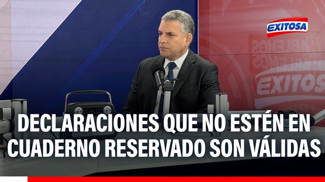 Caso Susana Villarán: Declaraciones de José Miguel Castro que no estén en cuaderno reservado son válidas, asegura Rafael Vela