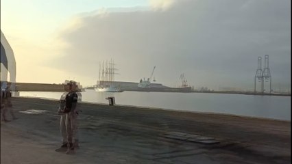 La Princesa de Asturias y el 'Juan Sebastián de Elcano' llegan a Gijón