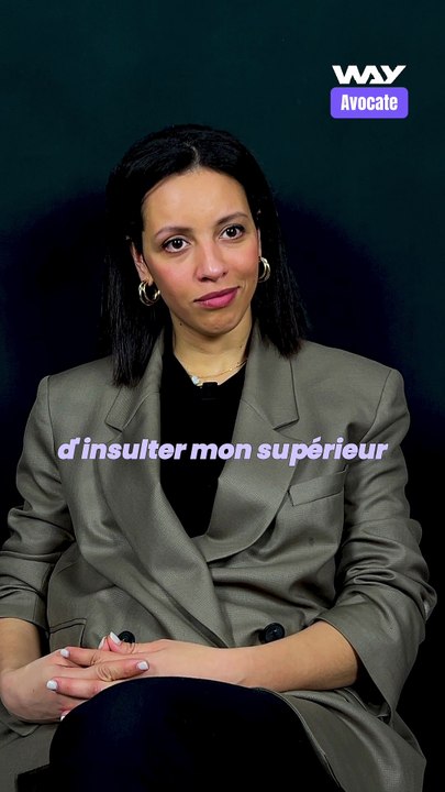 J'ai le droit d'insulter mon supérieur hiérarchique ? ⚖️ Souad est avocate en droit du travail et elle avait 1 minute pour nous expliquer ce qu’on a le droit (légalement) de faire ou d’exiger au travail.