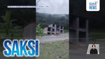 Ginagawang gusali, gumuho at bumagsak sa ilog | Saksi