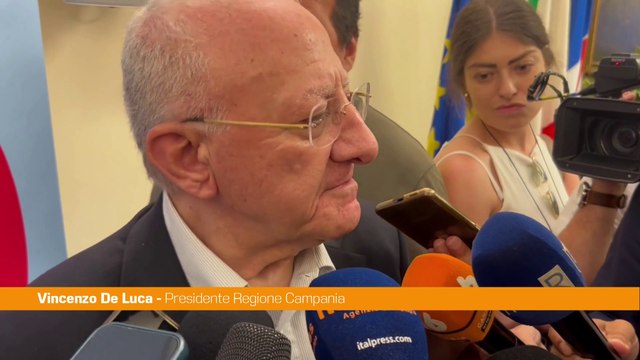 Sanità, De Luca Il 10 luglio incontro per uscita da Piano di rientro