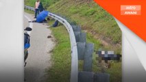 Pelajar UMT maut, motosikal langgar penghadang