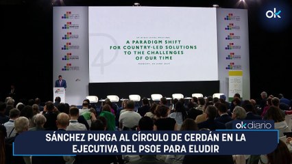 Sánchez purga al círculo de Cerdán en la Ejecutiva del PSOE para eludir responsabilidades