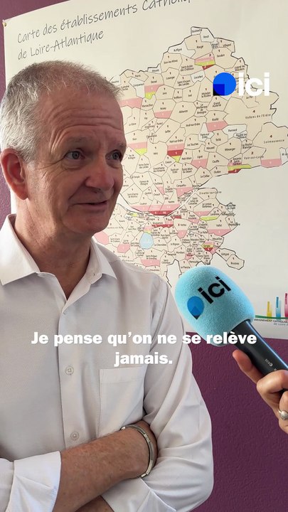 L'émotion du directeur de l'enseignement catholique de Loire-Atlantique, deux mois après l'attaque au couteau dans un lycée nantais
