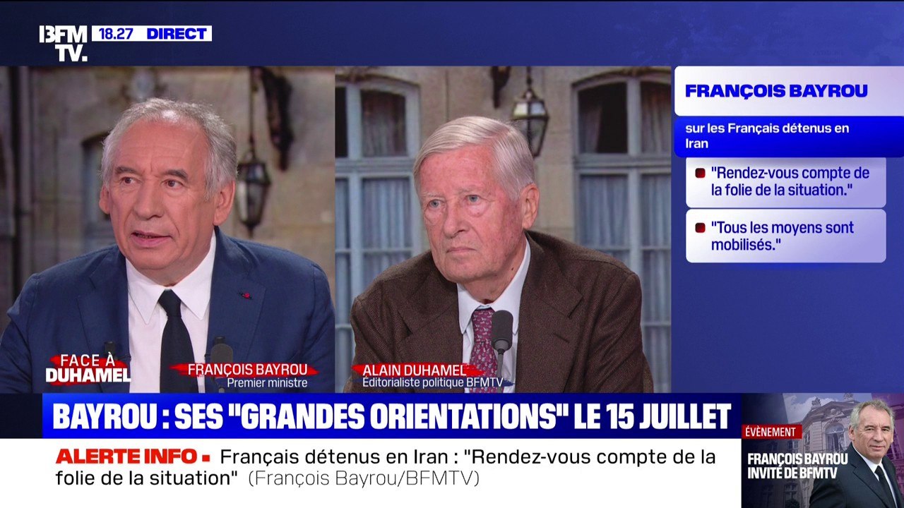 Déficit: "Nous ne produisons pas assez", explique le Premier ministre François Bayrou