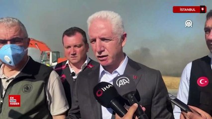 Vali Gül, Silivri’de çıkan orman yangınına ilişkin açıklamalarda bulundu