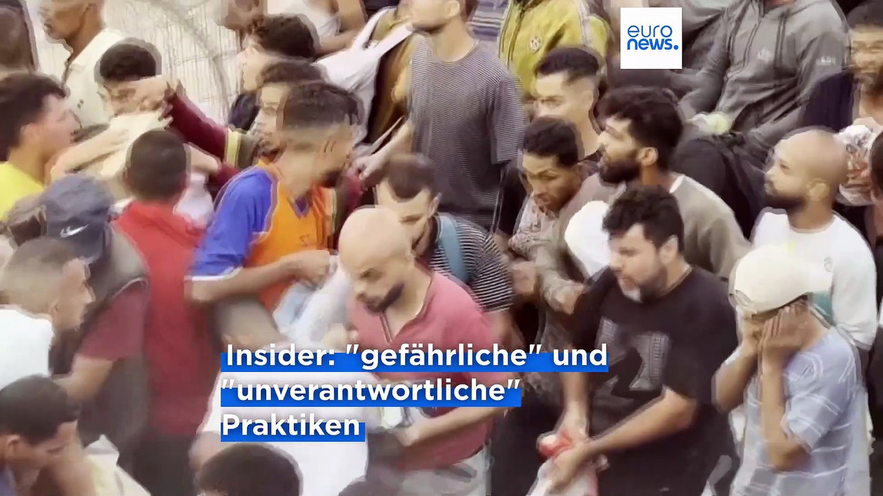 Menschen bei Hilfsgüterverteilungen in Gaza erschossen: Insider erzählen