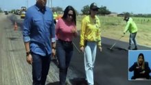 Organismos regionales realizan labores de rehabilitación y mantenimiento en carretera Falcón-Zulia