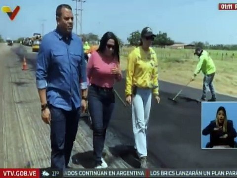 Organismos regionales realizan labores de rehabilitación y mantenimiento en carretera Falcón-Zulia