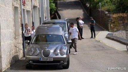 Carri funebri per riportare la salma di Diogo Jota in Portogallo