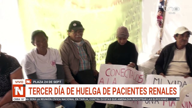 TERCER DÍA DE HUELGA DE PACIENTES RENALES