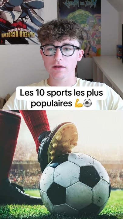 Les 10 sports les plus populaires 💪⚽️ #sport #sports #foot #classement #quiz #quizz