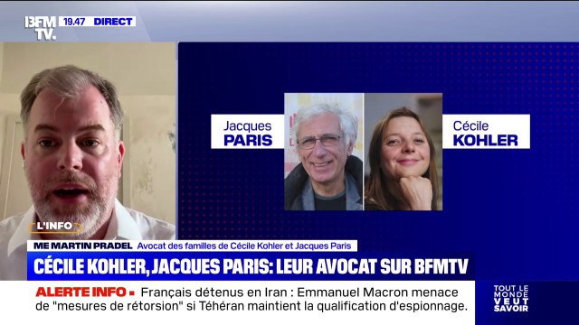 Leurs droits sont parfaitement niés et contestés , déclare l'avocat des familles de Cécile Kohler et Jacques Paris, les deux otages français inculpés en Iran