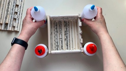 DIY Recycled Paper Box _ Cute and Easy Craft Idea