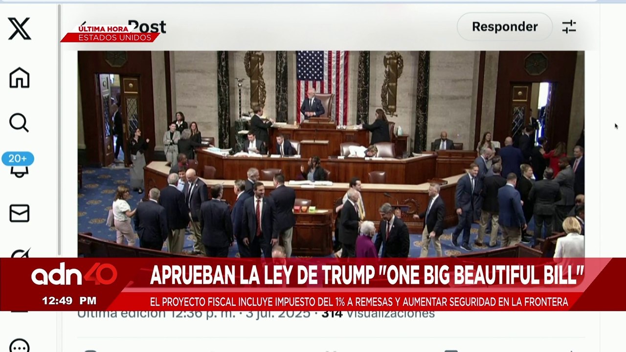 🚨¡Última Hora! Aprueban ley de Trump: "One Big Beautiful Bill Act" que aumentaría 1% a las remesas