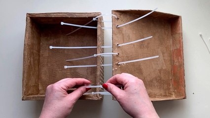 DIY Recycling an Old Shoe Box into a Beautiful Box