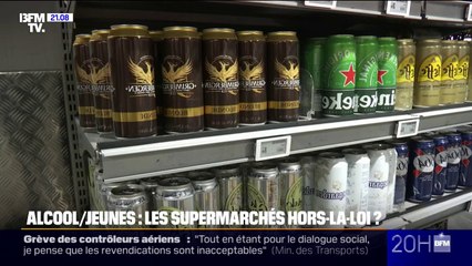 Vente d'alcool aux mineurs: neuf supermarchés sur dix enfreignent la loi, selon une association