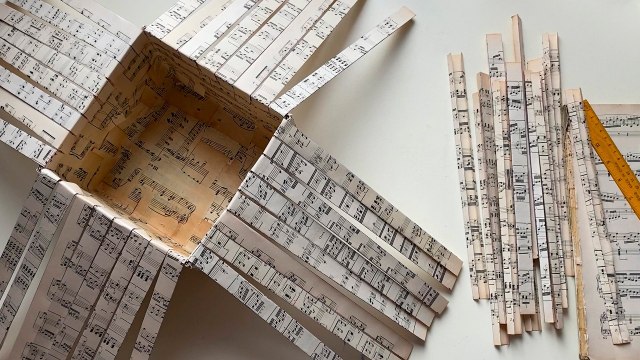 How to Make a Paper Box _ Creative DIY Paper Recycling